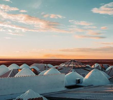 Puesta de Sol en el Hotel de Sal