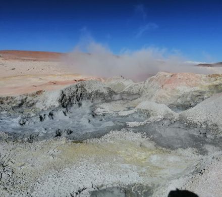 morning sun geyser